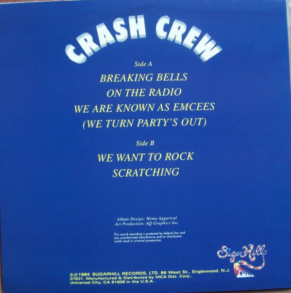 The Crash Crew - Crash Crew | Sugar Hill Records (SH 9123) - 2 The Crash Crew - Crash Crew | Sugar Hill Records (SH 9123) - 2