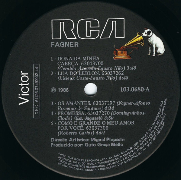 Raimundo Fagner - Fagner | RCA Victor (103.0680) - 3