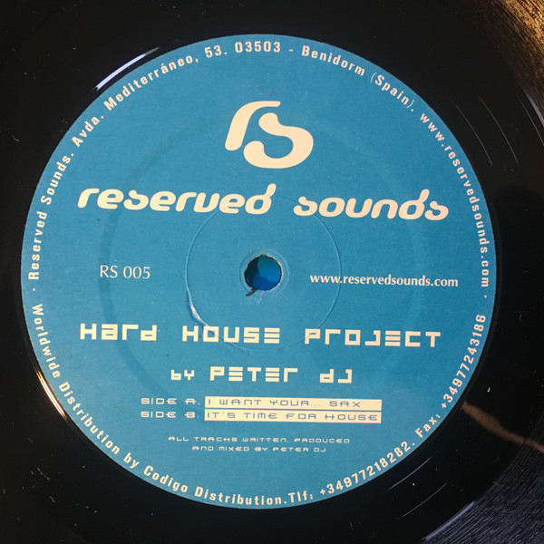 Peter DJ - Hard House Project | Reserved Sounds (RS 005) - 3 Peter DJ - Hard House Project | Reserved Sounds (RS 005) - 3
