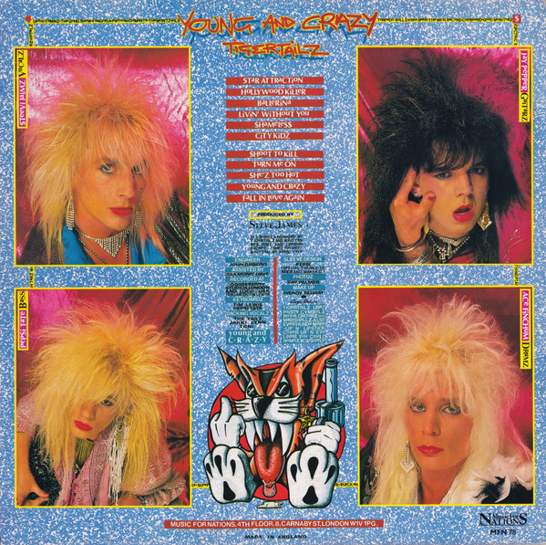 Tigertailz - Young And Crazy | Music For Nations (MFN 78) - 2