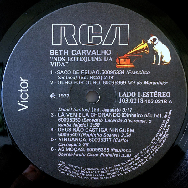 Beth Carvalho - Nos Botequins Da Vida | RCA Victor (103.0218)