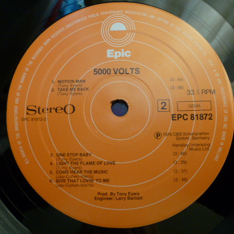5000 Volts - 5000 Volts | Epic (EPC 81872) - 4