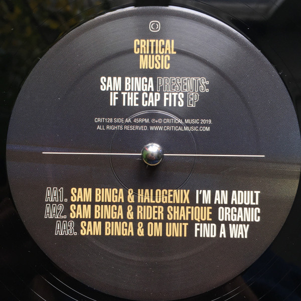 Sam Binga - If The Cap Fits EP | Critical Recordings (CRIT128) - 4