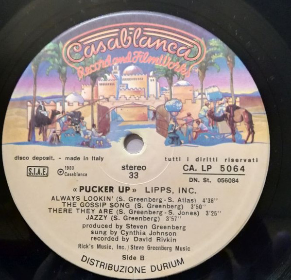 Lipps, Inc. - Pucker Up | Casablanca (CA. LP 5064) - 2 Lipps, Inc. - Pucker Up | Casablanca (CA. LP 5064) - 2
