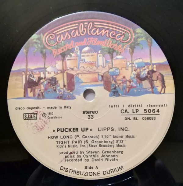 Lipps, Inc. - Pucker Up | Casablanca (CA. LP 5064) - main Lipps, Inc. - Pucker Up | Casablanca (CA. LP 5064) - main
