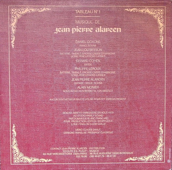 Jean-Pierre Alarcen - Tableau Nº 1 | Scoppuzzle (ZZ 001) - 2