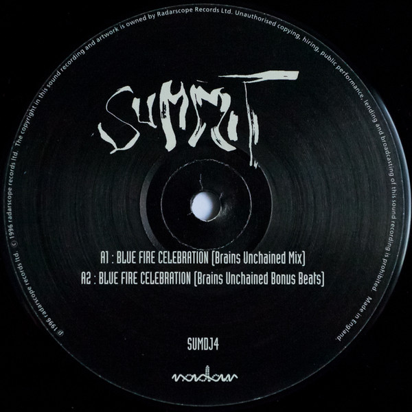 Summit - Blue Fire Celebration | Radar Records (SUMDJ4)