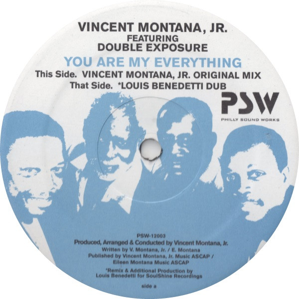 Vincent Montana, Jr. Featuring Double Exposure - You Are My Everything | Philly Sound Works (PSW-12003)