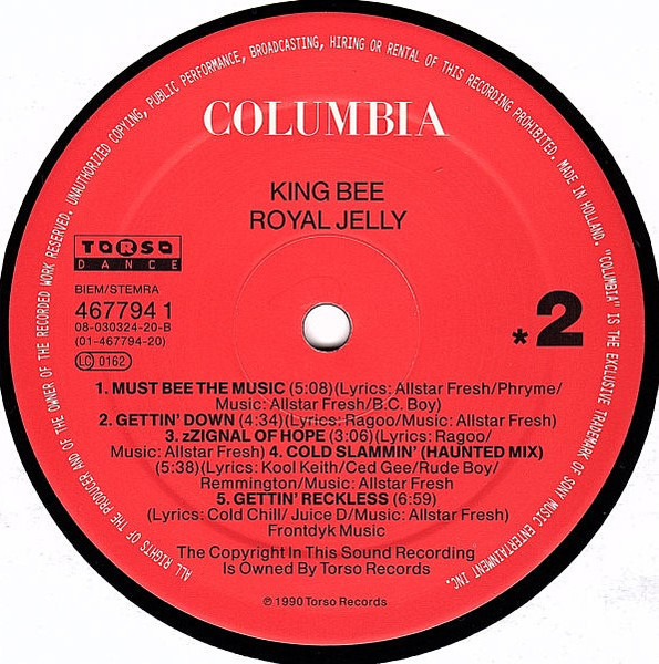 King Bee - Royal Jelly | Columbia (467794 1) - 4 King Bee - Royal Jelly | Columbia (467794 1) - 4