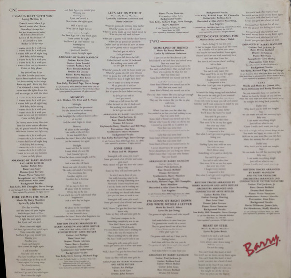 Barry Manilow - Here Comes The Night | Arista (AL 9610) - 4