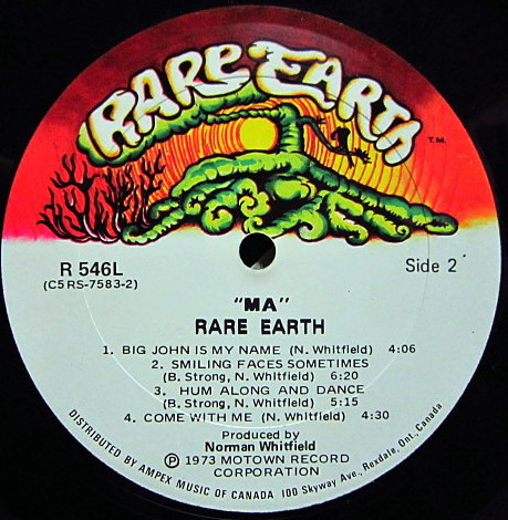 Rare Earth - Ma | Rare Earth (R 546L) - 4