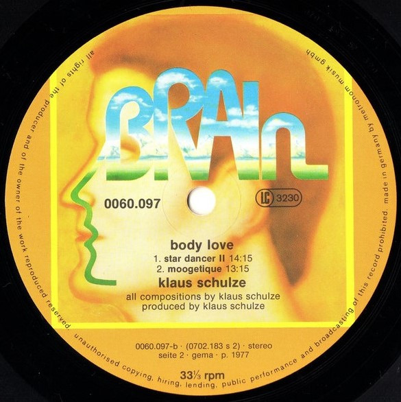 Klaus Schulze - Body Love Vol.2 | Brain (0060.097) - 4