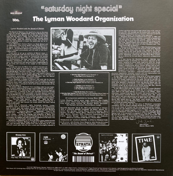 The Lyman Woodard Organization - Saturday Night Special | BBE (BBE414ALP) - 2