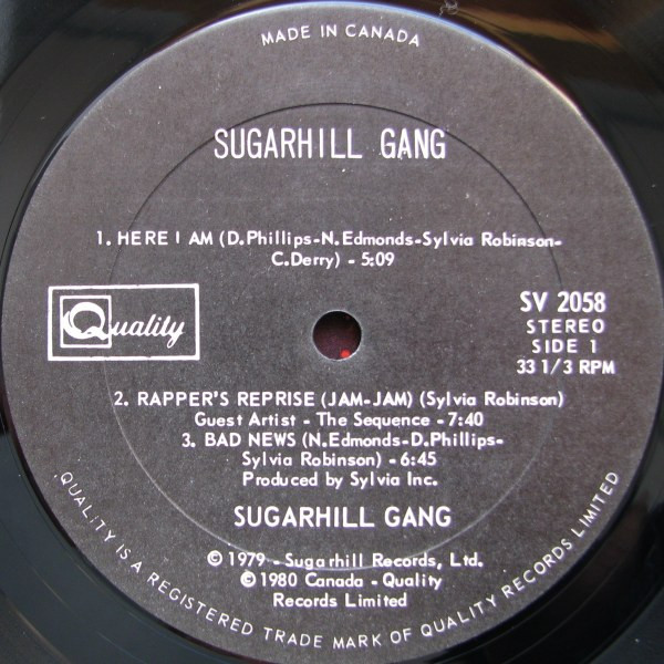 Sugarhill Gang - Sugarhill Gang [Vinyl] | Quality (SV 2058) - 4