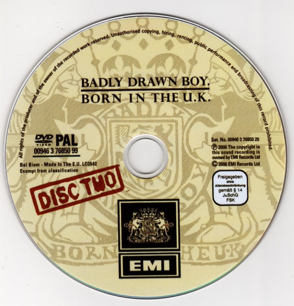Badly Drawn Boy - Born In The U.K. CD + DVD | EMI (BDB1) - 4 Badly Drawn Boy - Born In The U.K. CD + DVD | EMI (BDB1) - 4