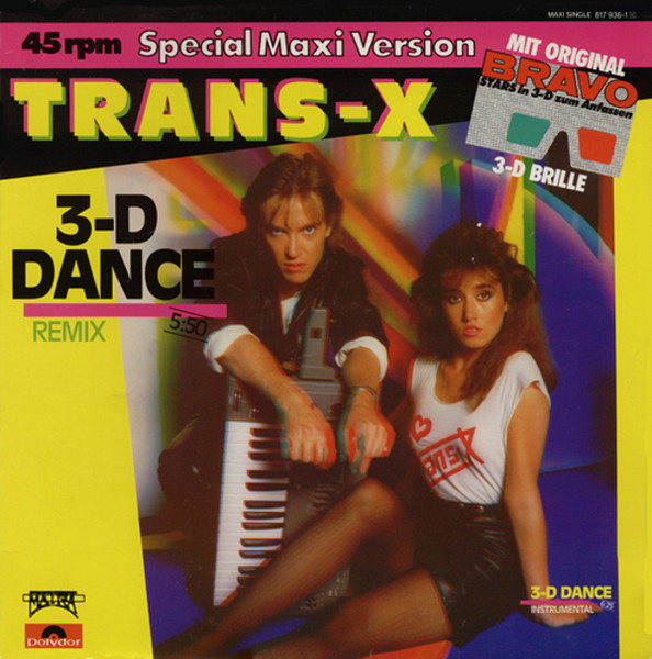 Trans-X - 3-D Dance (Remix) | Polydor (817 936-1)