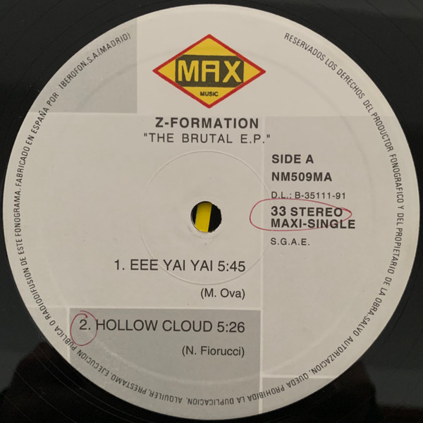 Z-Formation - The Brutal E.P. | Max Music (NM509MA) - 3