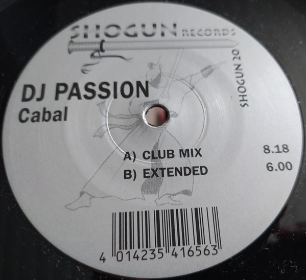 DJ Passion - Cabal | Shogun Records (SHOGUN 20) - 2