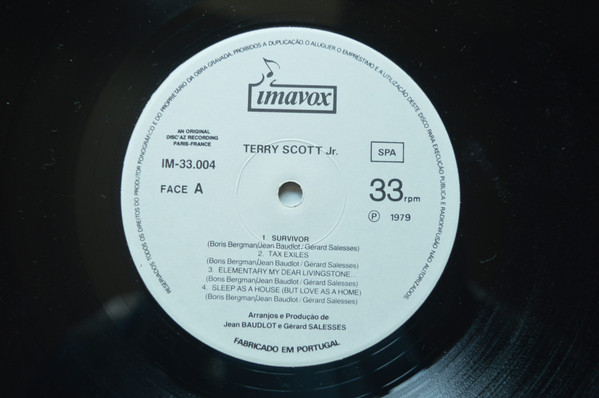 Terry Scott - Survivor | Imavox (IM - 33004) - 2