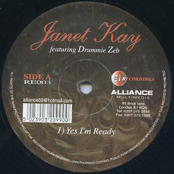 Janet Kay featuring Drummie Zeb - Yes I'm Ready | E1 Records (RE003)