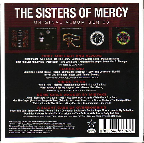 The Sisters Of Mercy - Original Album Series | Rhino Records (0825646839476) - 2