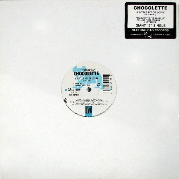 Chocolette - A Little Bit Of Lovin' | Sleeping Bag Records (SLX-40152) - main