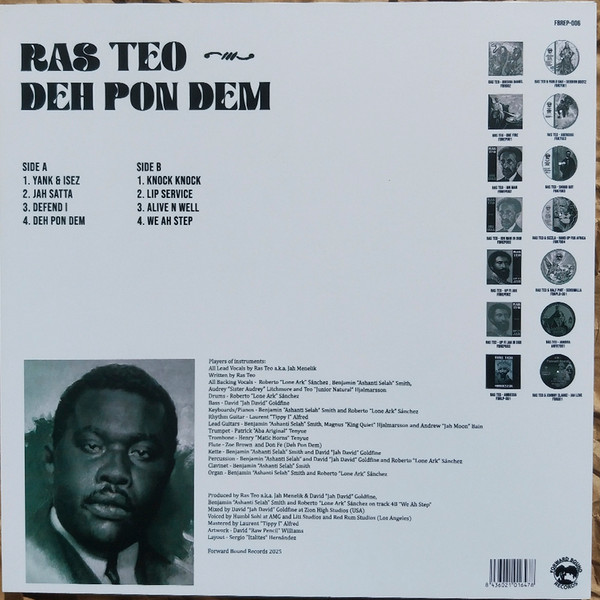 Ras Teo - Deh Pon Dem | Forward Bound Records (FBREP-006) - 2