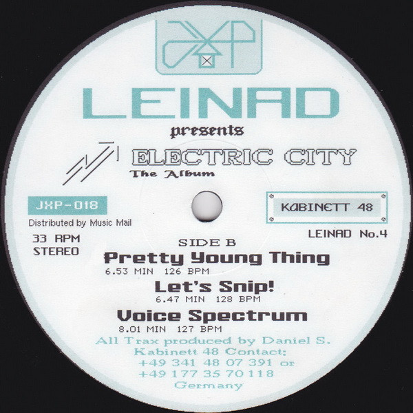 DJ Leinad - Electric City - The Album | JXP (JXP-018) - 2 DJ Leinad - Electric City - The Album | JXP (JXP-018) - 2