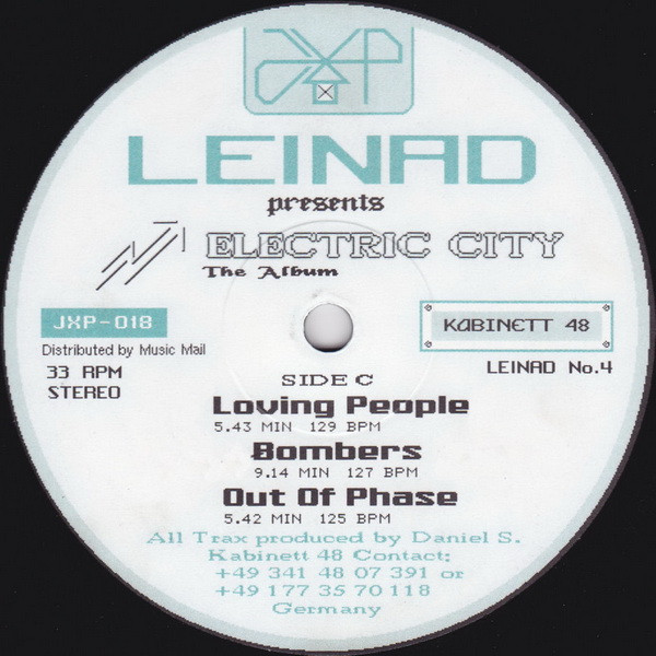 DJ Leinad - Electric City - The Album | JXP (JXP-018) - 3 DJ Leinad - Electric City - The Album | JXP (JXP-018) - 3