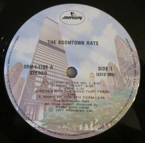 The Boomtown Rats - The Boomtown Rats | Mercury (SRM-1-1188) - 3 The Boomtown Rats - The Boomtown Rats | Mercury (SRM-1-1188) - 3