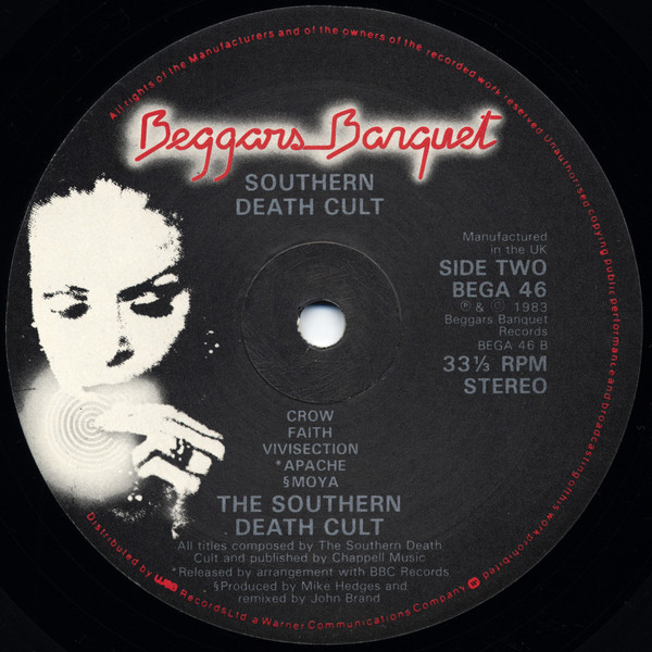 The Southern Death Cult - Southern Death Cult | Beggars Banquet (BEGA 46) - 4 The Southern Death Cult - Southern Death Cult | Beggars Banquet (BEGA 46) - 4