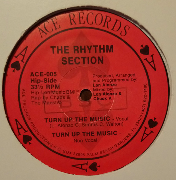 The Rhythm Section - Too Good For Me / Turn Up The Music | Ace Records (ACE-005) - 2