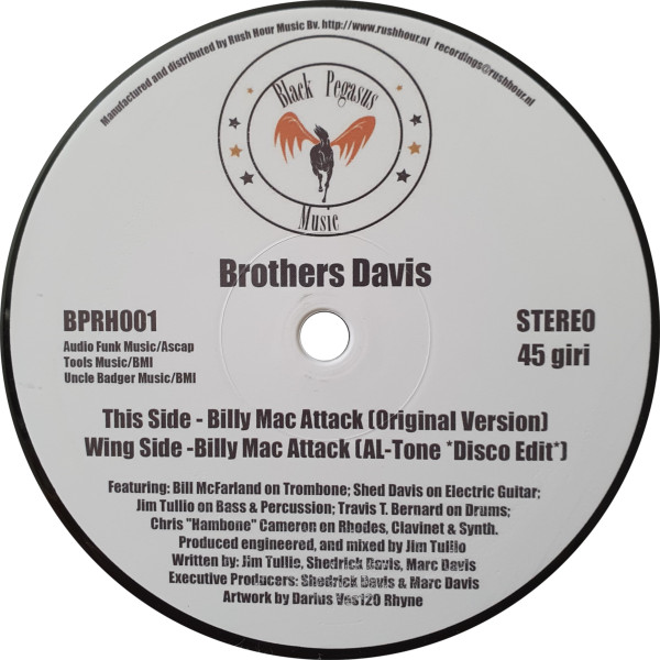 Brothers Davis - Billy Mac Attack | Black Pegasus (BPRH001)