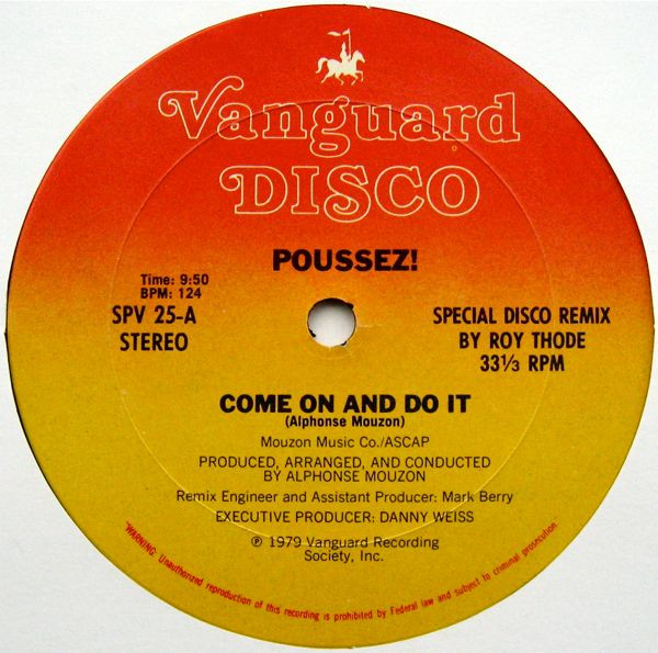 Poussez! - Come On And Do It (Special Disco Remix) | Vanguard Disco (SPV 25)