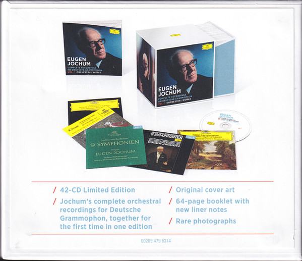 Eugen Jochum - Complete Recordings On Deutsche Grammophon Vol. 1 - Orchestral Works 42xCD | Deutsche Grammophon (00289 479 6314) - 2