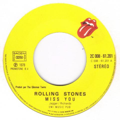 The Rolling Stones - Miss You | Rolling Stones Records (2C 008 61201) - 3
