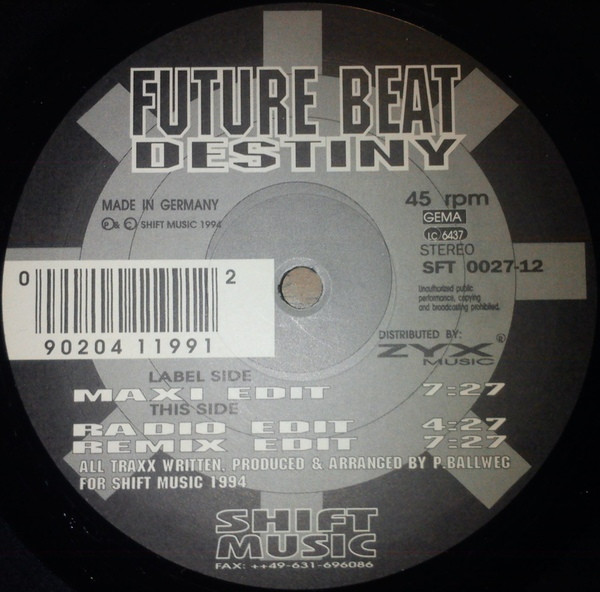 Future Beat - Destiny | Shift Music (SFT 0027-12)
