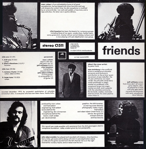Friends - Friends | Caroline Records (C1511) - 2 Friends - Friends | Caroline Records (C1511) - 2