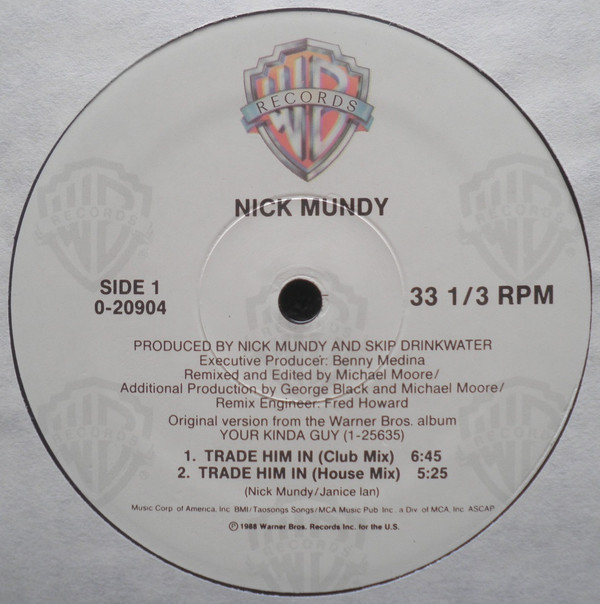 Nick Mundy - Trade Him In | Warner Bros. Records (0-20904)