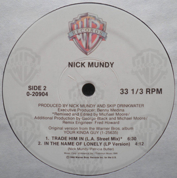 Nick Mundy - Trade Him In | Warner Bros. Records (0-20904) - 2