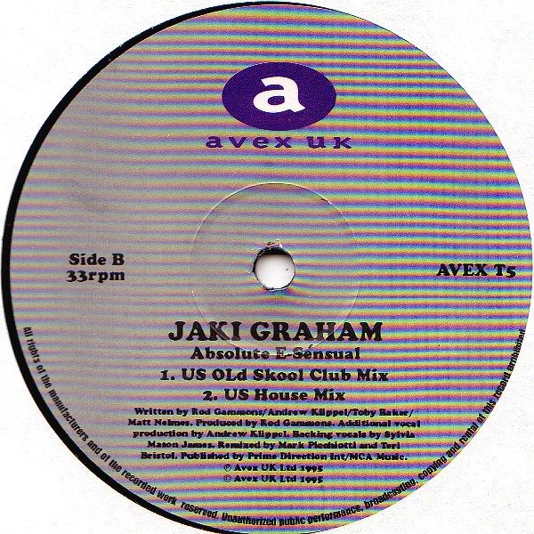 Jaki Graham - Absolute E-Sensual | Avex UK (AVEX T5) - 4 Jaki Graham - Absolute E-Sensual | Avex UK (AVEX T5) - 4