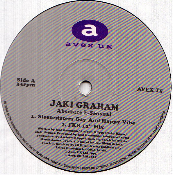 Jaki Graham - Absolute E-Sensual | Avex UK (AVEX T5) - 3 Jaki Graham - Absolute E-Sensual | Avex UK (AVEX T5) - 3