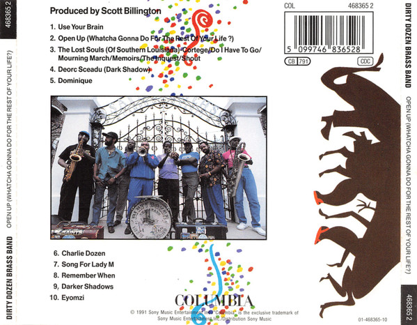 The Dirty Dozen Brass Band - Open Up (Whatcha Gonna Do For The Rest Of Your Life?) | Columbia (468365 2) - 2