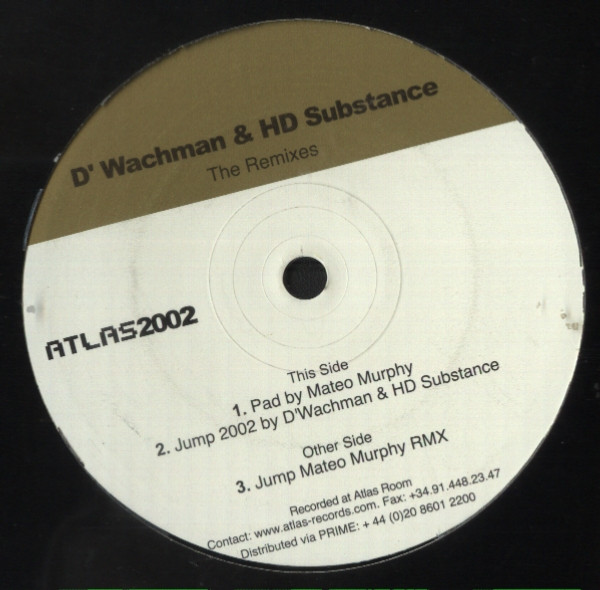 D'Wachman & HD Substance - The Remixes | Atlas (AT008) - main