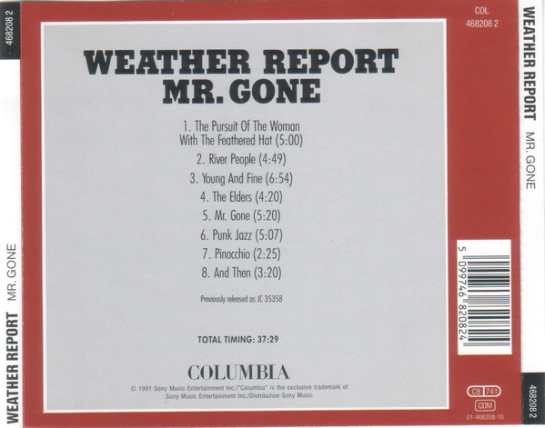 Weather Report - Mr. Gone | Columbia (468208 2) - 3 Weather Report - Mr. Gone | Columbia (468208 2) - 3