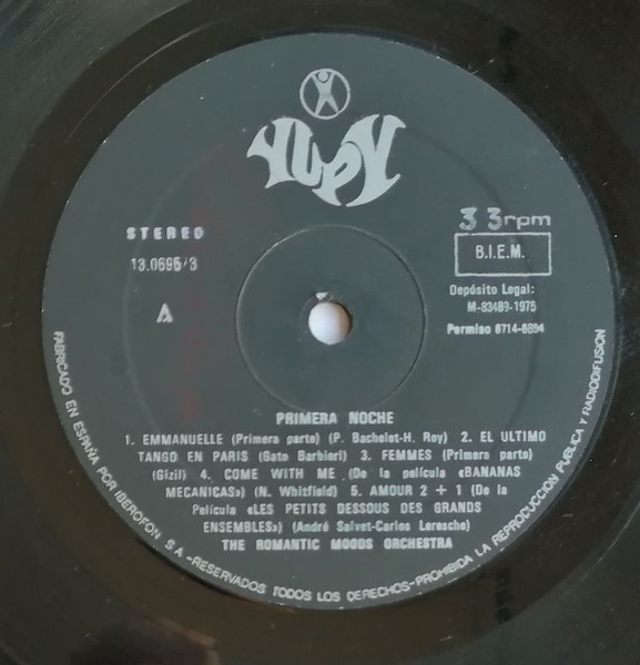 The Romantic Moods Orchestra - Primera Noche | Yupy (13.0695/3) - 3
