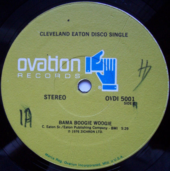 Cleveland Eaton - The Funky Cello / Bama Boogie Woogie | Ovation Records (OVDI 5001)