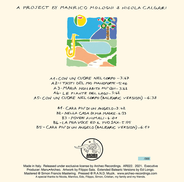 Manrico & Nicola - Le Piante Del Lago | Archeo Recordings (AR022) - 2