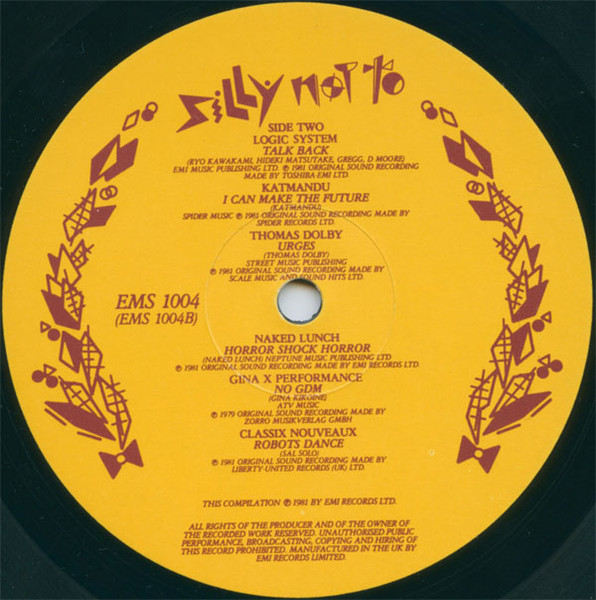 Various - Terpsichore (Silly Not To) | EMI (EMS 1004) - 4