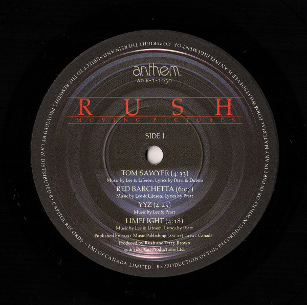 Rush - Moving Pictures | Anthem (ANR-1-1030) - 3